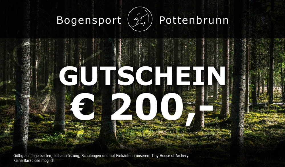 Bogensport Pottenbrunn | Gutschein € 200,-