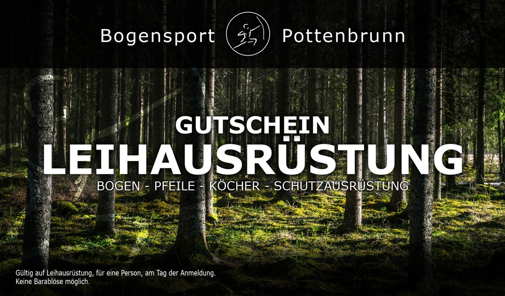 Bogensport Pottenbrunn | Gutschein Leihausrüstung