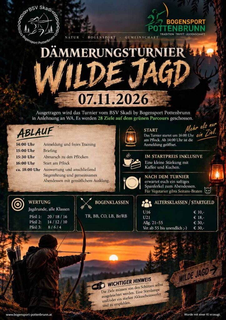 Dämmerungsturnier - Wilde Jagd 2026